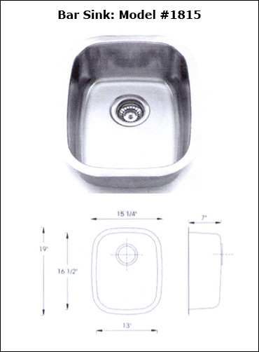 undermount bar sink houston